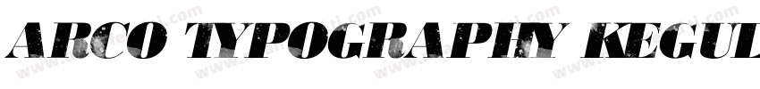 ARCO Typography Kegular字体转换